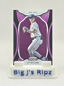 2023 Panini Certified Purple Top Prospect Jett Williams 10/49 SSP - Picture 1 of 2