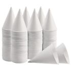 White  Cone Cups, Snow Cone Cups,Coated Leakproof Cone  Cups for Slush,9737