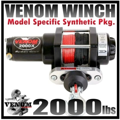 2000LB VENOM UTV WINCH KIT 2015-2022 HONDA PIONEER 500 & 520 Foto 1 de 4