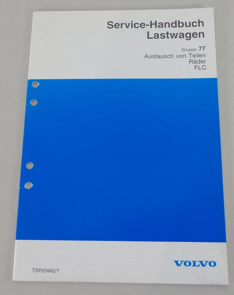 Manual De Taller Volvo Camión FLC Ruedas De 1996 - Imagen 1 de 1
