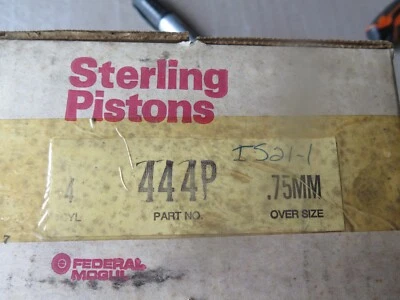 Juego de 4 pistones Sterling 444P .75MM (17-A2) Foto 1 de 4