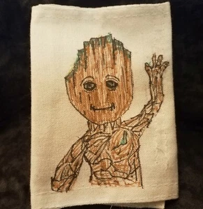 Kids Canvas Groot Wallet - Picture 1 of 5