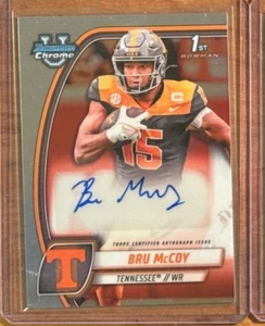 2024 Bowman Chrome U BRU McCOY Auto Autograph - 1st Bowman - Bild 1 von 2