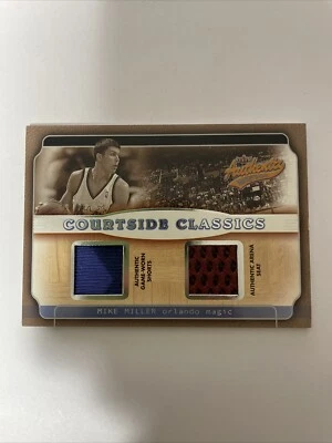 2001-02 Fleer Authentix Mike Miller Game Worn Shorts Arena Seat Magic NBA CC-MM - Image 1 of 2