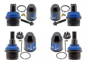 Mevotech Upper Lower Greaseable Ball Joints For 1992-2008 Ford E150 E250 E350 - Picture 1 of 6