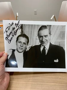 CONRAD BROOKS ACTOR VAMPIRO PELÍCULAS DE TERROR FIRMADO Y PERSONALIZADO FOTO AUTÓGRAFO - Imagen 1 de 4