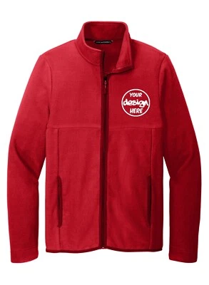 K595 Add your Own Custom Logo Texts Custom Men Connection Fleece Jacket - Image 1 of 4