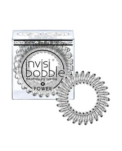invisibobble Original Traceless Spiral Hair Ties  - Crystal Clear (Pack of 3) - Picture 1 of 4