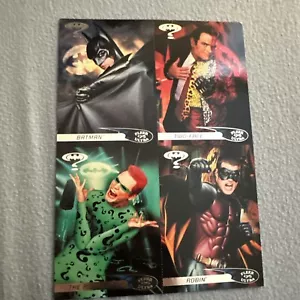 1995 Target Fleer Ultra Batman Forever Trading Card Set-Uncut NM - Picture 1 of 4