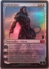 Gideon jura premium/foil-French m12-mtg