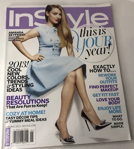 In Style Magazine -January 2013 -Amanda Seyfried - Mint Condition - Picture 1 of 8