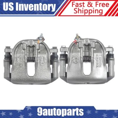 一对前盘式制动卡钳带支架适用于 1987 年梅赛德斯-奔驰 190D — 第 1/4 张图片