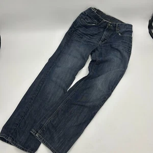 Ecko Unltd 1972 Jeans Herren 34X32 Raw & Uncut Dark Wash Logo Y2K 5Pocket - Bild 1 von 16