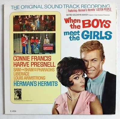 When The Boys Meet The Girls Vinyl LP Record Album Louis Armstrong & More - Image 1 of 4