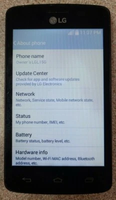 Tracfone LG Sunrise LGL15G Android Smartphone Prepaid Cellphone L15G Touch Obama - Image 1 of 4