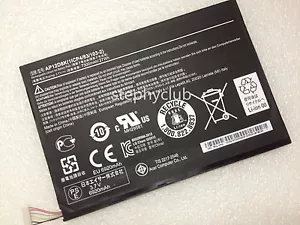 Nueva batería genuina 27Wh AP12D8K para Acer Iconia Tab A3-A10 P3-171 serie W510P - Imagen 1 de 4