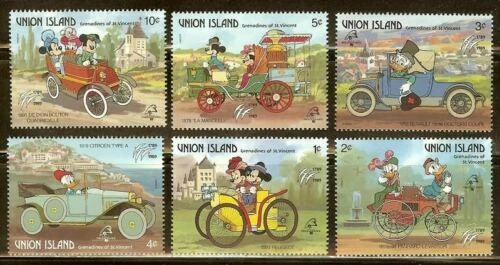 Selos perfeitos de desenhos animados da Disney Union Island (MNH) - Imagem 1 de 1