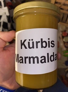 Selbstgemachte Marmelade Kürbis - Bild 1 von 1