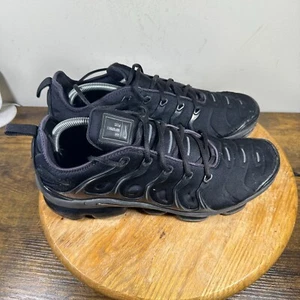 Nike Air VaporMax Plus Triple Black Mens Size 11.5 Shoes 924453-004 - Picture 1 of 10