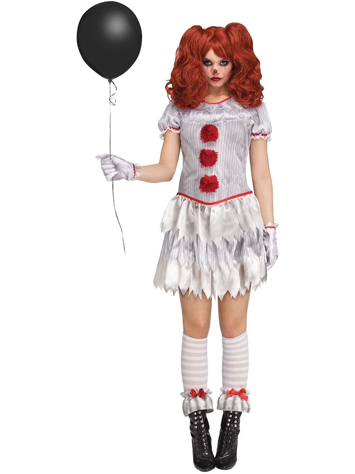 Adult's Womens Carn-Evil Carnival Clown Costume - Image 1 of 1