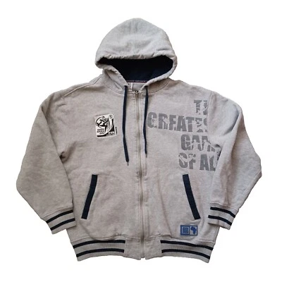 Sudadera con Capucha Copa Mundial de la FIFA Para Hombre L Gris Fútbol Cremallera Completa Sudáfrica 2010 Foto 1 de 4