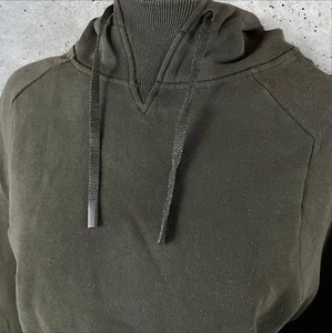 Lululemon Hoodie Women 4 Olive Green Warm For Winter Pullover Sweatshirt T728 - Picture 1 of 13