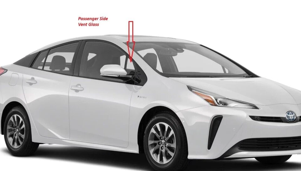 Fits 2016-2022 Toyota Prius 4Dr Hatchback Front Vent Glass Passenger Side +Glue Foto 1 de 1