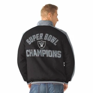 Las Vegas Raiders 3-Time Super Bowl Champions Classic Commemorative Jacket G-III - Picture 1 of 2