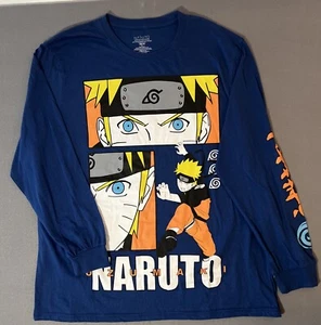 Camiseta manga larga Naruto Uzumaki Shonen Jump Shippuden anime para hombre XL - Imagen 1 de 8