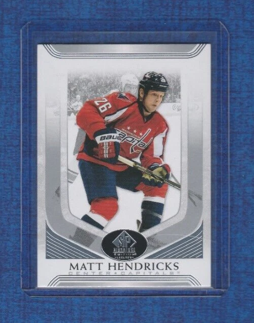 2020-21 SP Signature Edition Legends # 228 Matt Hendricks - Image 1 of 2