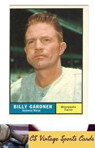 1961 Topps #123 Billy Gardner - Picture 1 of 2