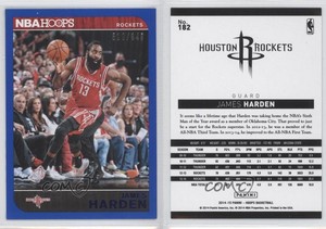 2014-15 NBA Hoops Blue /349 James Harden #182