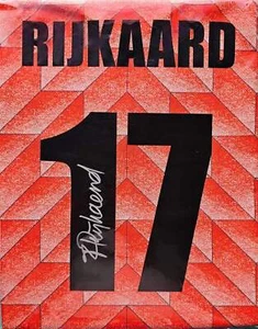 Frank Rijkaard Holland 1988 Home - Picture 1 of 2