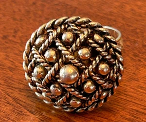 Vintage Vanda USA Gift Parfüm Ring verstellbares Band Gold Metall - Bild 1 von 6