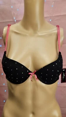 Native Intimates Bra 34B Black    Padded Underwire NWT  - Image 1 of 4