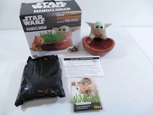 Star Wars The Mandalorian Grogu The Child Chia Pet Cat Grass Reusable Planter - Picture 1 of 10