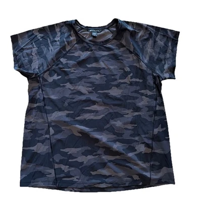 Athleta tshirt Womens Large Camo Coaster Luxe Pullover Printed  - Image 1 of 3