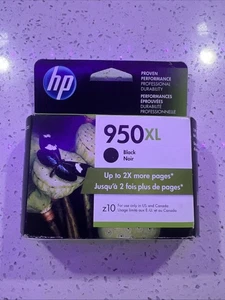 Original HP 950XL Tintenpatrone Schwarz Ablaufdatum 2020 Neu & Versiegelt - Bild 1 von 5