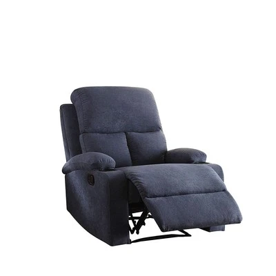 ACME Rosia Recliner, Blue Velvet Blue Velvet Contemporary/Casual - Image 1 of 4