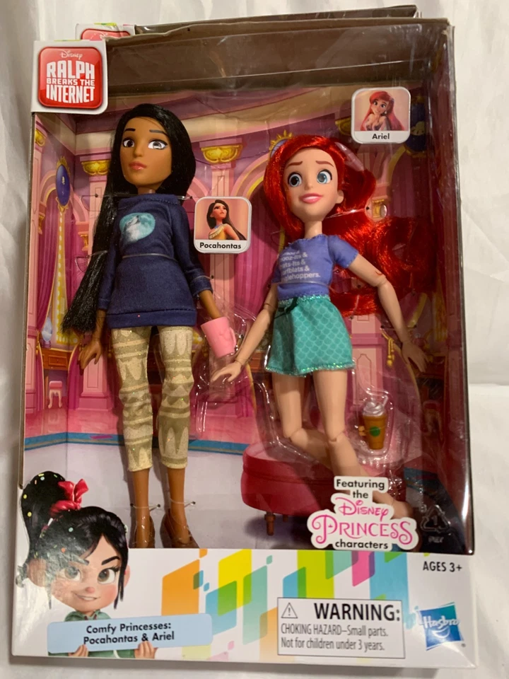 Disney Princesa Ralph Rompe Internet Cómodas Princesas Pocahontas y Ariel Foto 1 de 1