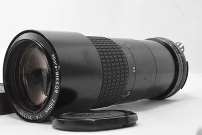 Nikon Ai-s Ais Micro Nikkor 200mm f/4 MF Telephoto Lens Excellent+5 Clear Optics - Image 1 of 4
