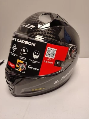 Motorradhelm ,  LS2, Integralhelme motorrad VECTOR II gloss carbon, XXL - Bild 1 von 4