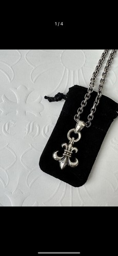 CHROME HEARTS collana cuore cromato stile bs fleur