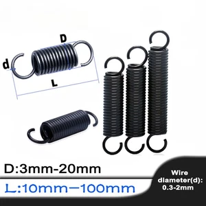 Springs Steel Small Spring Hook Extension Tension Spring Wire Dia 0.3mm to 2mm - Picture 1 of 33