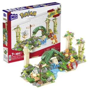 Mega Pokemon Action Figur Bauspielzeug, Dschungelruinen mit 464 Teilen, Bewegung... - Bild 1 von 6