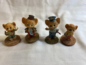 Enesco Miceville Set 4 Figuren. 1985 - Bild 1 von 10