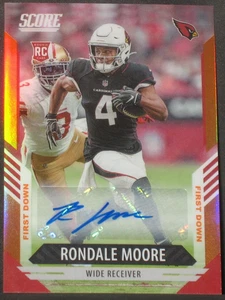 Rondale Moore 2021 Panini Chronicles Score Autograph Rookie #408 (9/10) Vikings - Picture 1 of 2