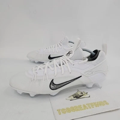 Nike Huarache 9 Elite Low LAX SE Lacrosse Cleats Mens 11 White Black NEW - Image 1 of 4