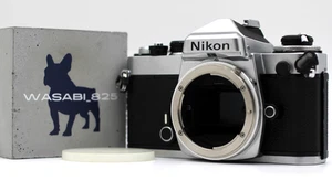 All Works CLA'd [NEUWERTIG] Nikon FE analoge Spiegelreflexkamera silber 35 mm Gehäuse aus Japan - Bild 1 von 24