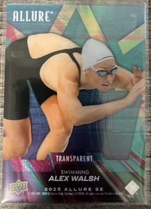 2025 Upper Deck Allure SE Alex Walsh - USA nuoto #41 trasparente 1:108 - Foto 1 di 2